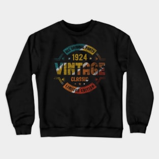 Vintage Classic 1924 Limited Edition Crewneck Sweatshirt